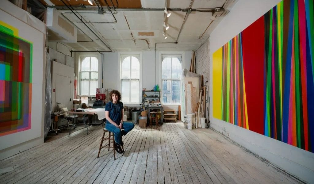 Betsy Kaufman in the their creative studios captured by photographer Joshua Charow