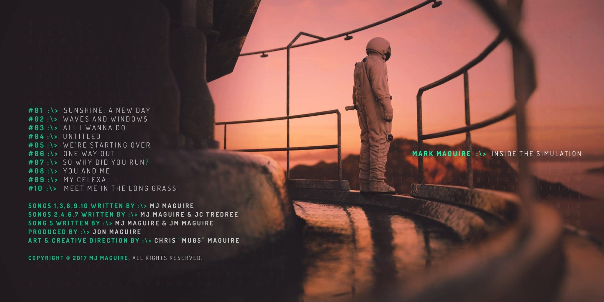 Mark Maguire: Inside The Simulation (Front & Back)