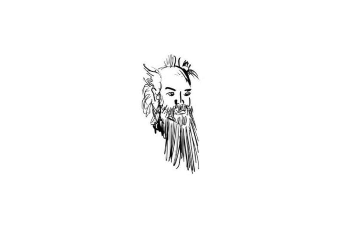 Music Industry Inspired Rick Rubin Illustration Podcast