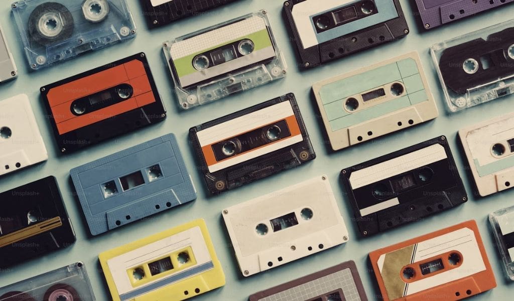 RIOT, NYC Creative Agency: Audio Tapes stock image Audio Tapes stock image