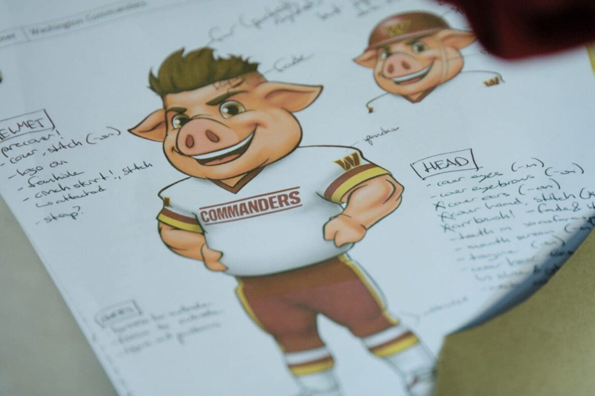 Washington Commanders: Making The Mascot - Riot Creative Agency Screenshot