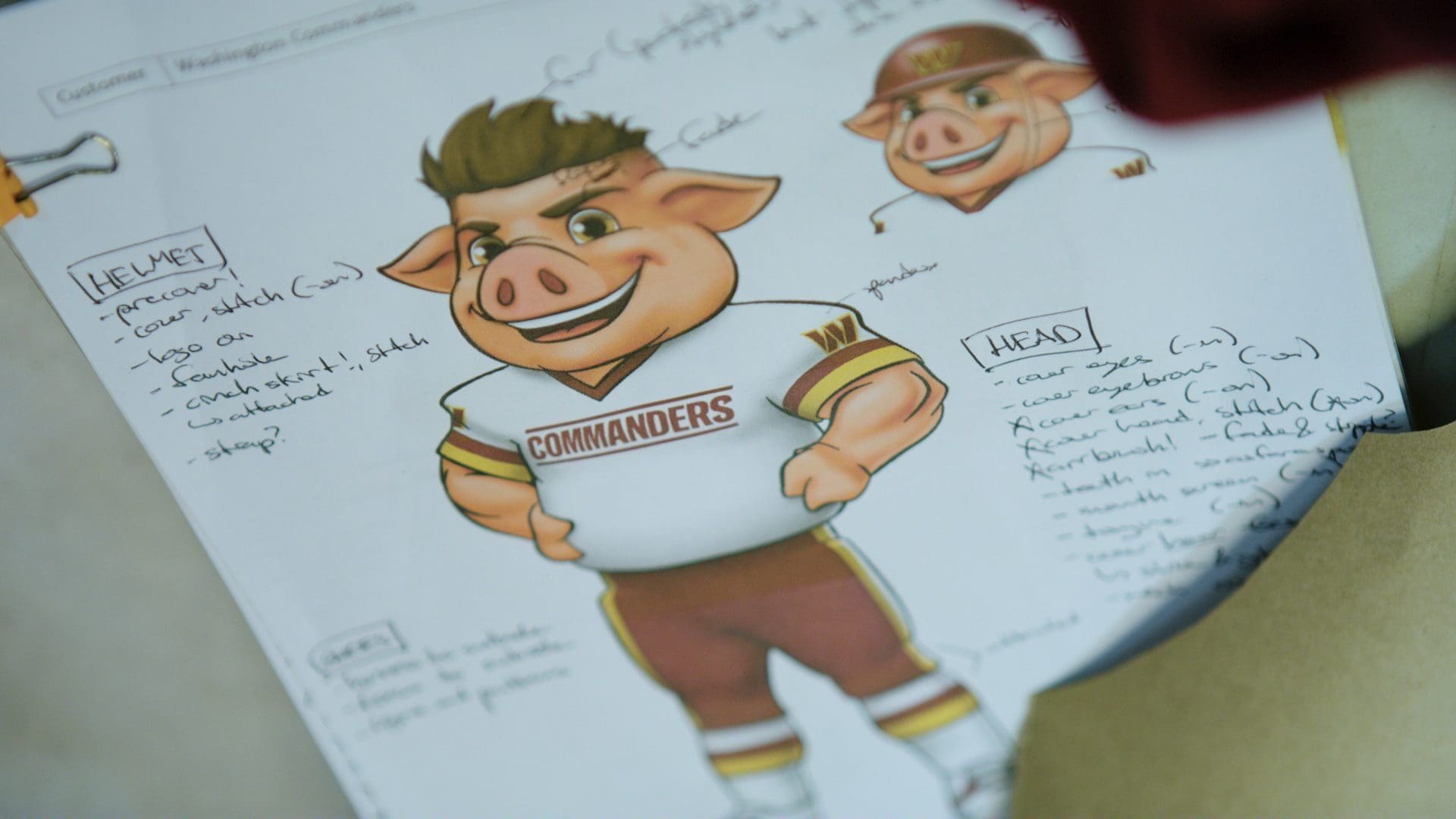 Washington Commanders: Making The Mascot - Riot Creative Agency Screenshot