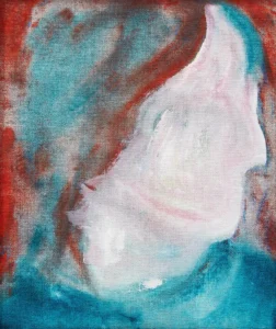 RIOT, NYC Creative Agency: Abstract portrait from David Bowie’s DHEAD XLVI series, featuring a blend of blue, red, and white hues with soft, flowing brushstrokes. Abstract portrait from David Bowie’s DHEAD XLVI series, featuring a blend of blue, red, and white hues with soft, flowing brushstrokes.