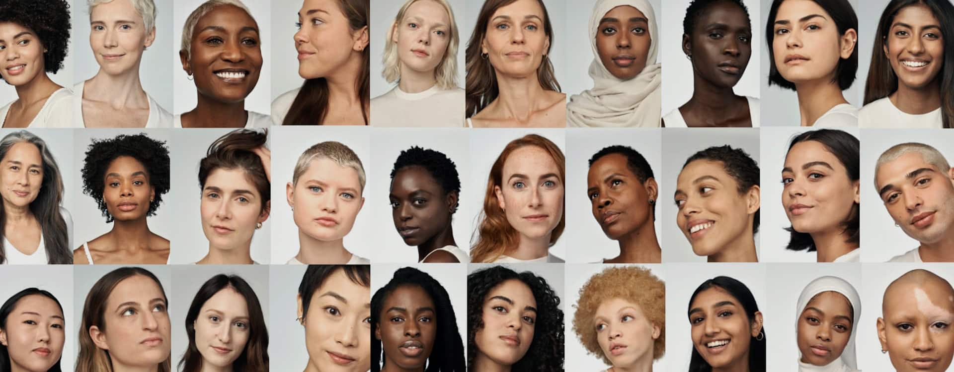 RIOT, NYC Creative Agency: Clinique campaign showcasing diverse models of various skin tones and backgrounds, highlighting beauty in all its forms. Clinique campaign showcasing diverse models of various skin tones and backgrounds, highlighting beauty in all its forms.