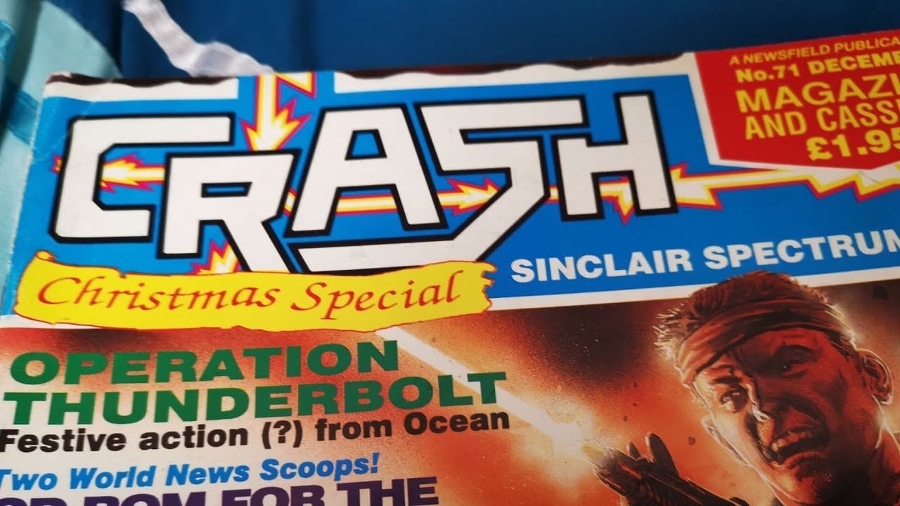 Cover of CRASH Magazine Christmas Special for Sinclair Spectrum