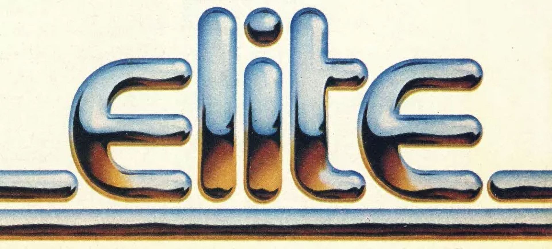 RIOT, NYC Creative Agency: Elite logo with metallic chrome finish design. Elite logo with metallic chrome finish design.