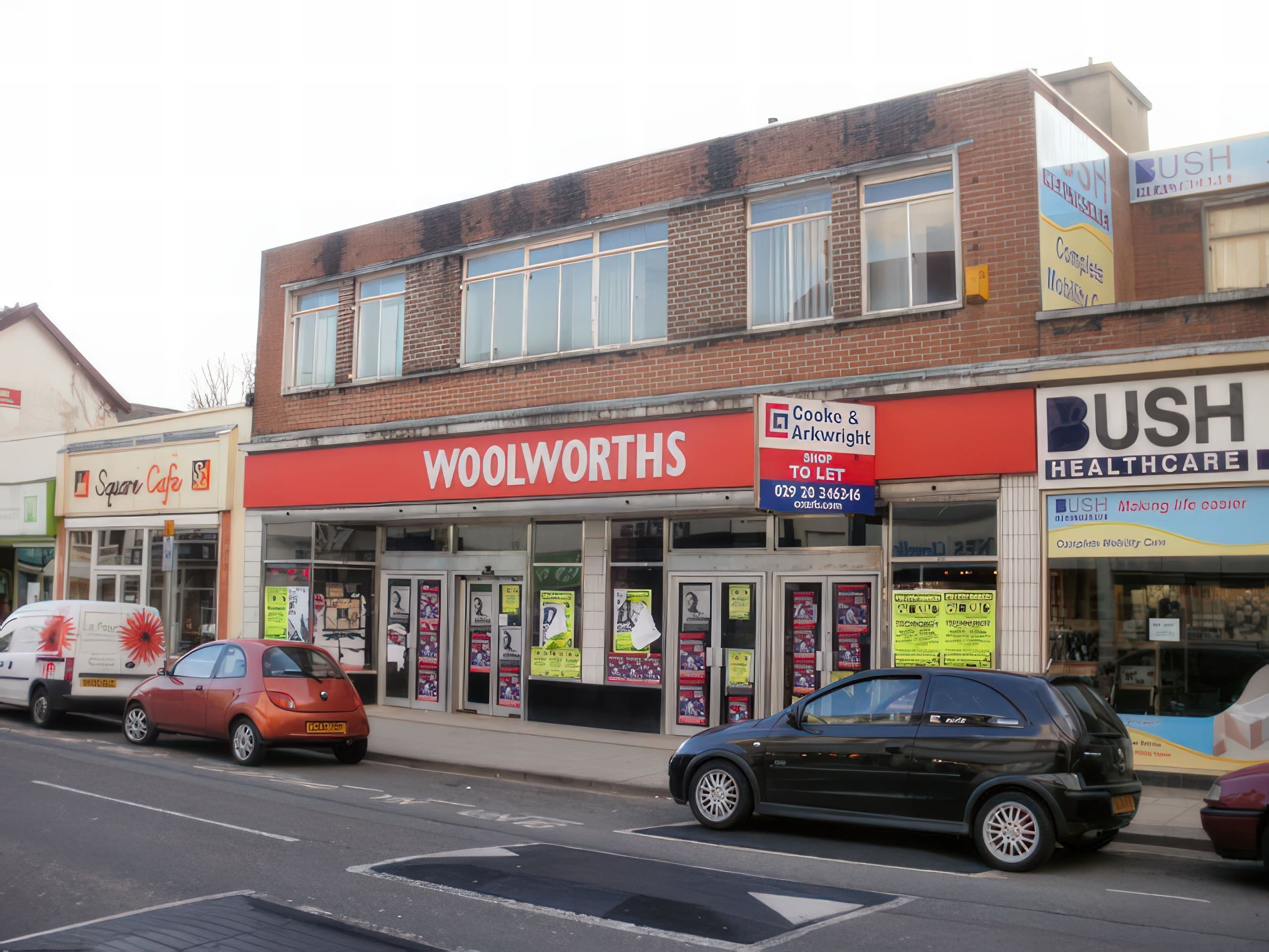 Former Woolworths store in Blackwood, Wales