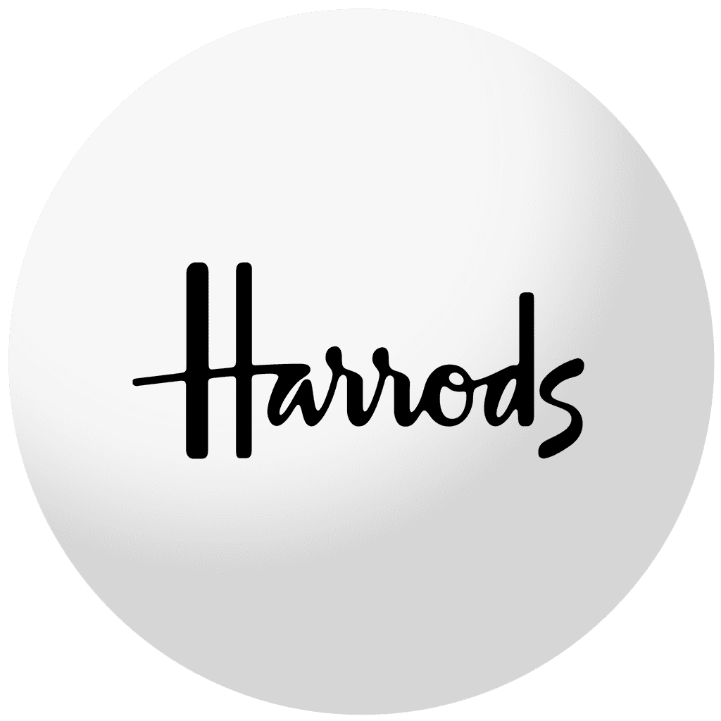 Luxury creative agency collaboration with Harrods — storytelling through elegance, heritage, and modern design.
