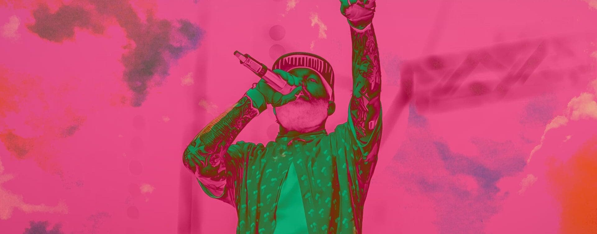 Limp Bizkit – Park Live Moscow (RIOT Colorized Artwork) Colorized artistic image of Fred Durst of Limp Bizkit performing at Park Live Moscow 2013.