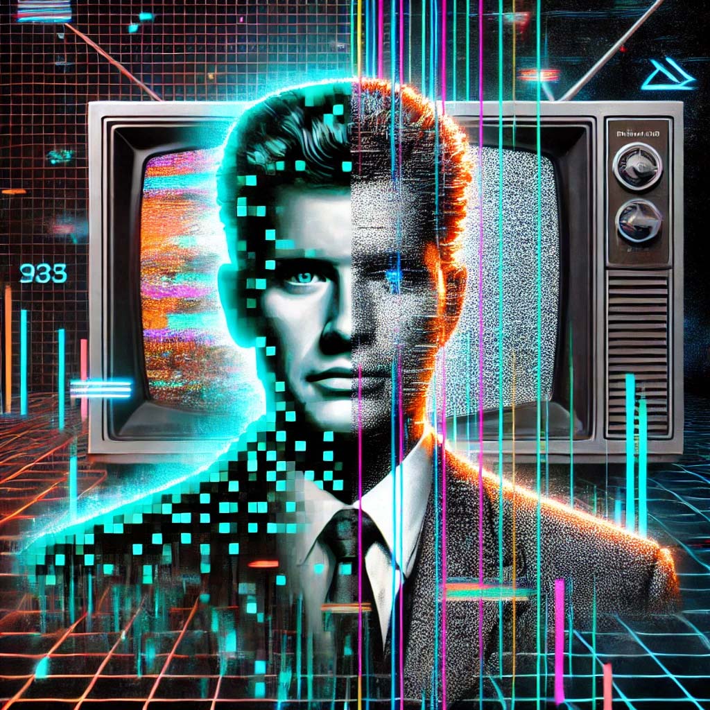RIOT, NYC Creative Agency: Max Headroom Digital Prophet Artwork Max Headroom Digital Prophet Artwork
