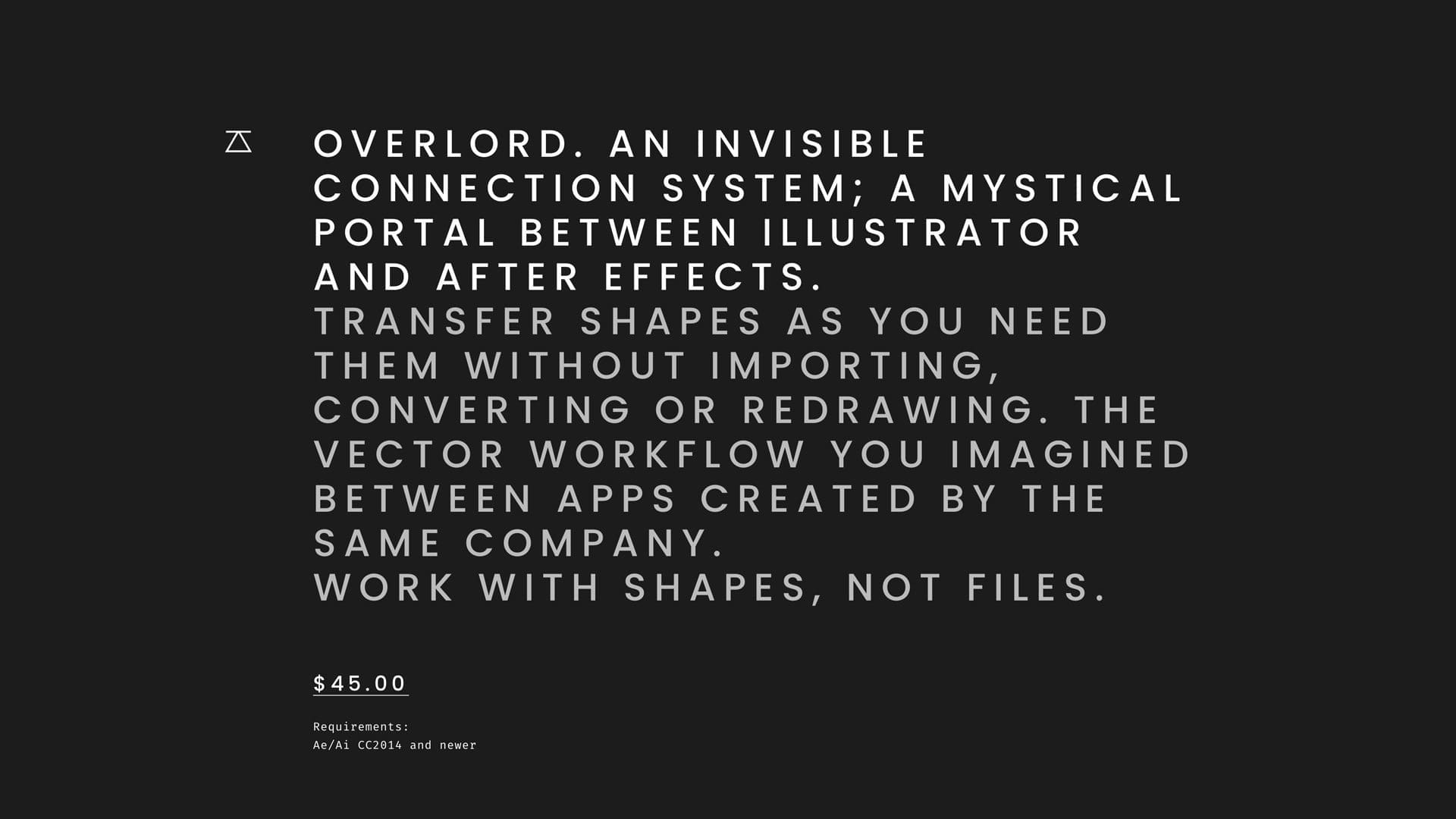 RIOT, NYC Creative Agency: Overlord Plugin Info Overlord Plugin Info