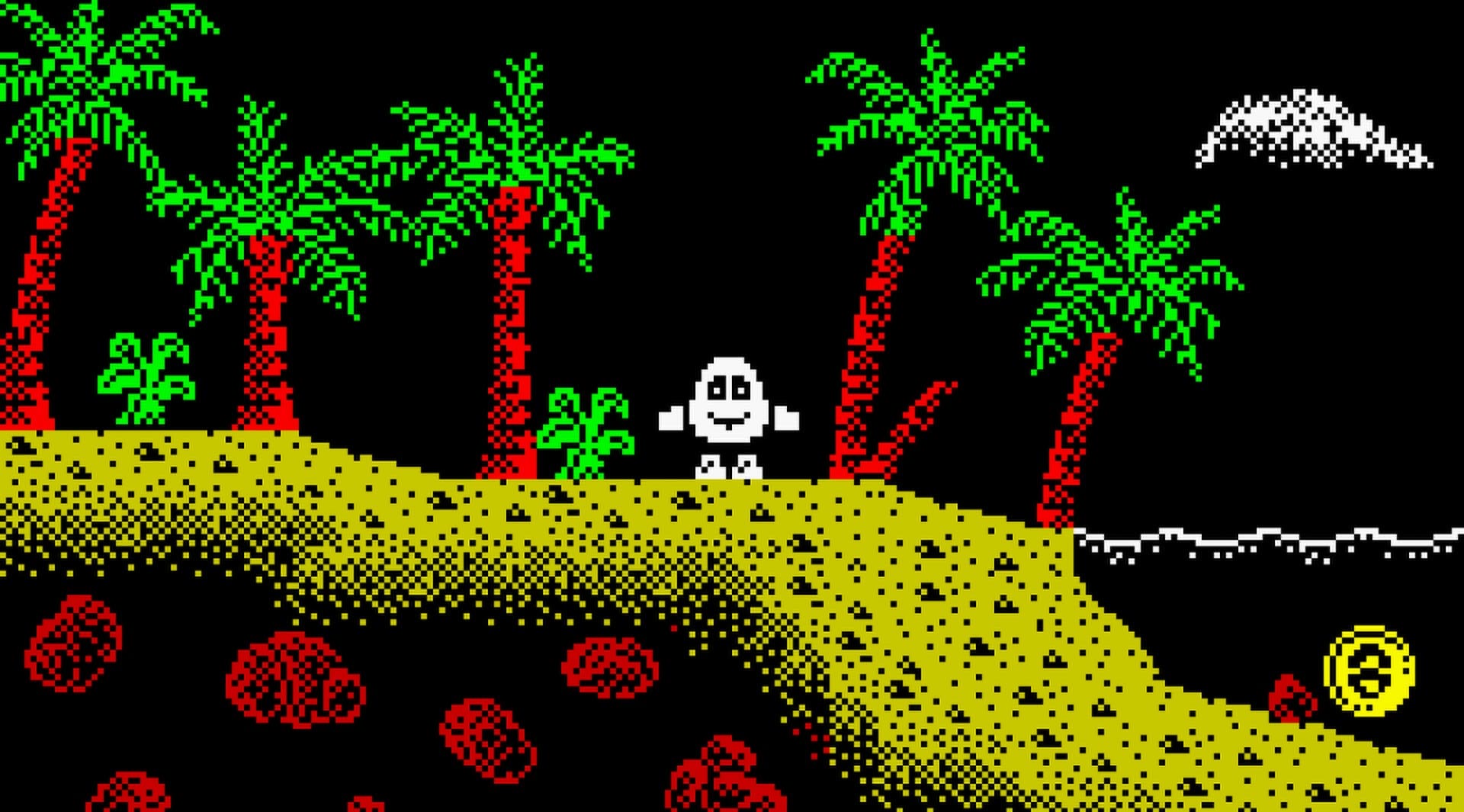 Dizzy Spectrum screenshot from Treasure Island Dizzy