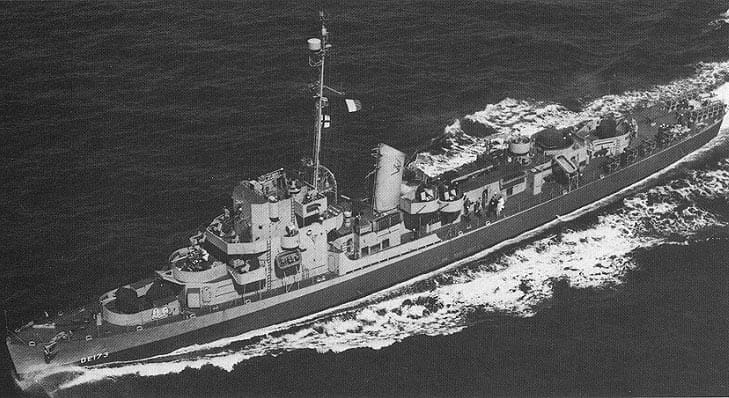 RIOT, NYC Creative Agency: The USS Eldridge, a U.S. Navy destroyer escort, underway in 1944. This ship is at the center of the legendary Philadelphia Experiment story. The USS Eldridge, a U.S. Navy destroyer escort, underway in 1944. This ship is at the center of the legendary Philadelphia Experiment story.