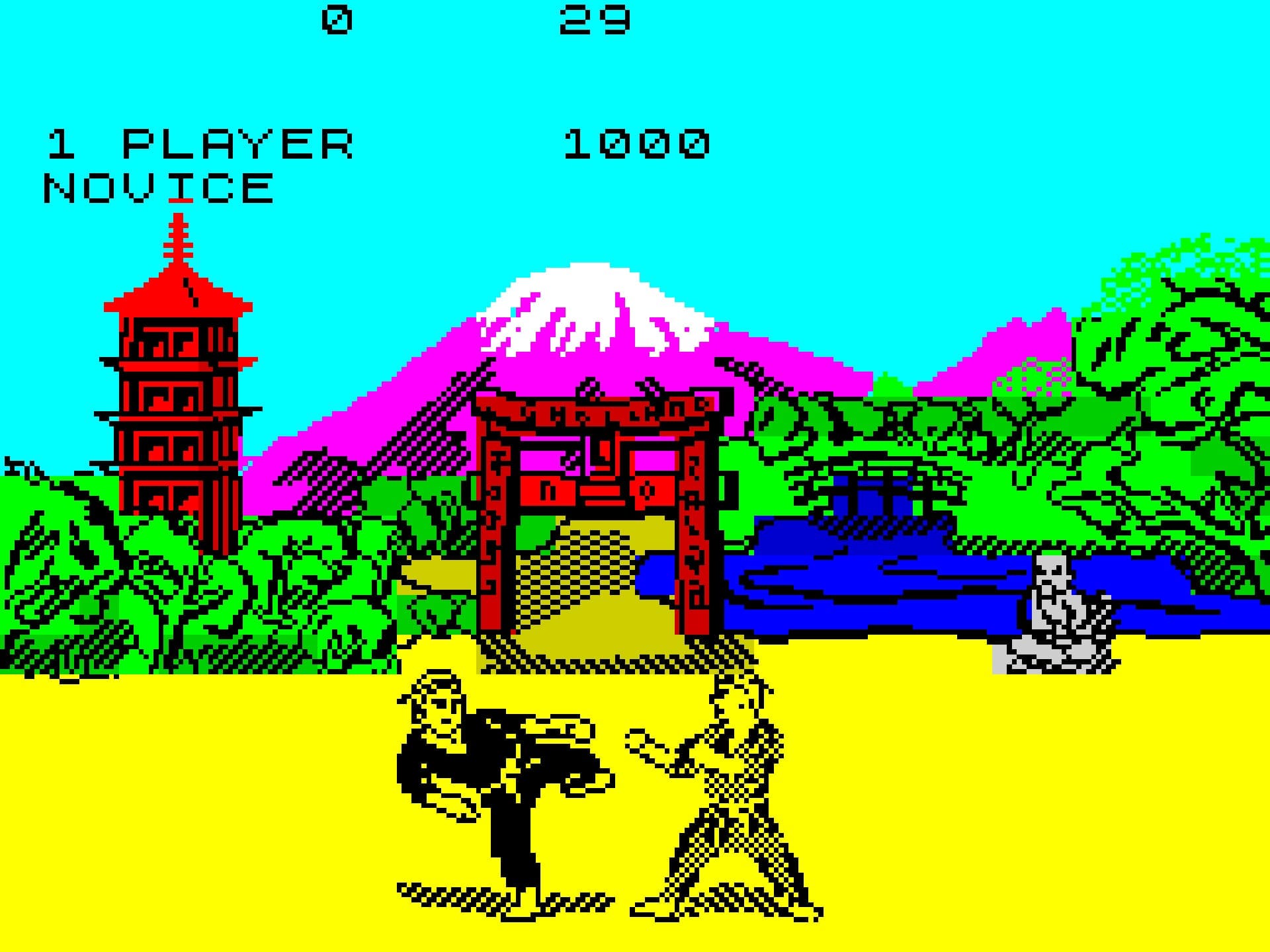 RIOT, NYC Creative Agency: Way of the Exploding Fist Spectrum screenshot featuring a martial arts fight. Way of the Exploding Fist Spectrum screenshot featuring a martial arts fight.